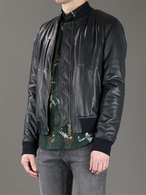 navy blue givenchy flight bomber jacket
